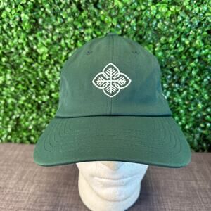 Camp Aspen Green Hat Adjustable Strap One Size OSFA